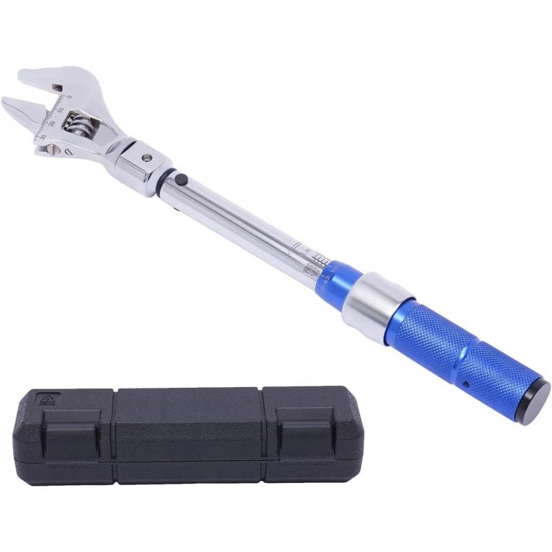 

Adjustable Open-End Wrench with Torque Setting Auto Repair Socket Set Interchangeable Heads
