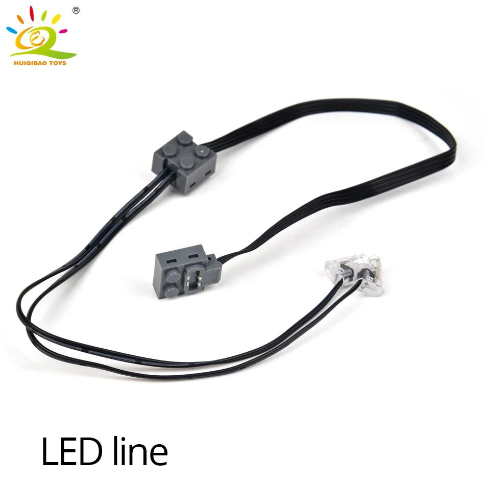 MOC Technical Power Function Train M L XL Motor IR Building Blocks High Tech Parts Bricks DIY Car Truck Construction