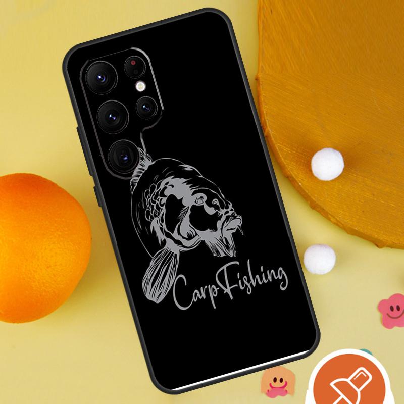 Karpfenfischen Fisch Case Für Samsung Galaxy S25 Ultra S24 S23 S22 S21 Ultra S9 S10 S20 Plus S24 FE Funda Hülle