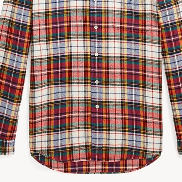 Polo Ralph Lauren FW23 Plaid Single-Breasted Casual Long Sleeve Shirt Men shirts Multicolor MNPOWOV16823092-999