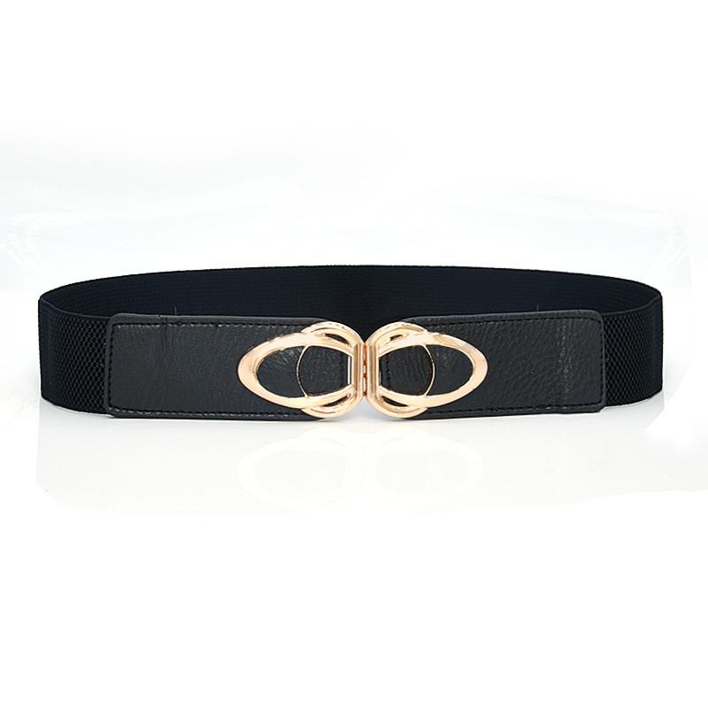 Canvas Elegant Fashion Waist Belt With Alloy Buckle For Women Office Casual