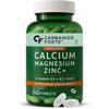 Carbamide Forte Veg Kalzium und Vitamin D3 Tabletten | Kalziumtabletten für Frauen & Männer | - 60 Tabletten
