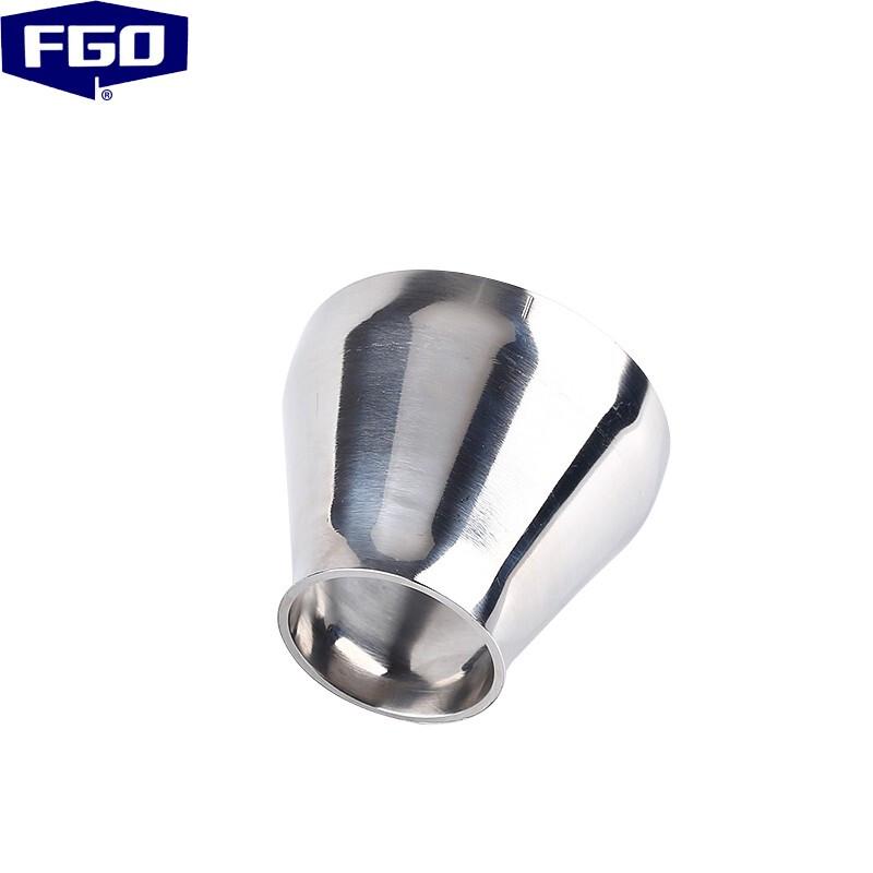 FGO 304 Stainless Steel Sanitary Welded Reducer 89x57mm