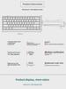 K620 Wired & Bluetooth RGB Gaming Mechanical Keyboard, Hot-Swappable, Blue Switch, Type-C