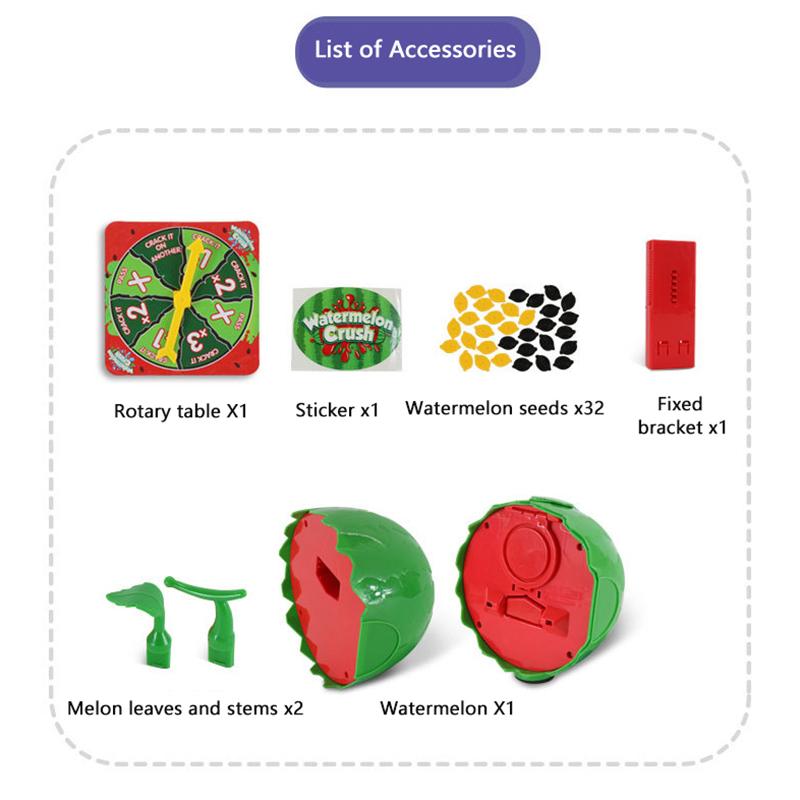 1 Set Pädagogische Blaster Wasser Wassermelone Crush Spielzeug Lässig Zusammensein Eltern-Kind Lustige Tischspiele Kinder Puzzlespielzeug