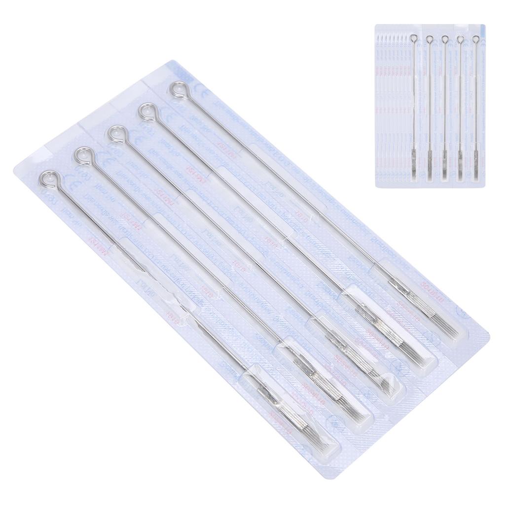 50pcs  Box Disposable Tattoo Needle Stainless Steel Needle Accessory for Tattoo Machine11M1