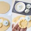 Jam Sandwich Flowers Cookie Cutter Mold DIY 3D Fondant Stamp Biscuit Moulds Cake Decoration Kitchen Baking Supplies