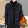 Men's High-End Thickened Woolen Jacket – American Style Autumn/Winter Casual Coat