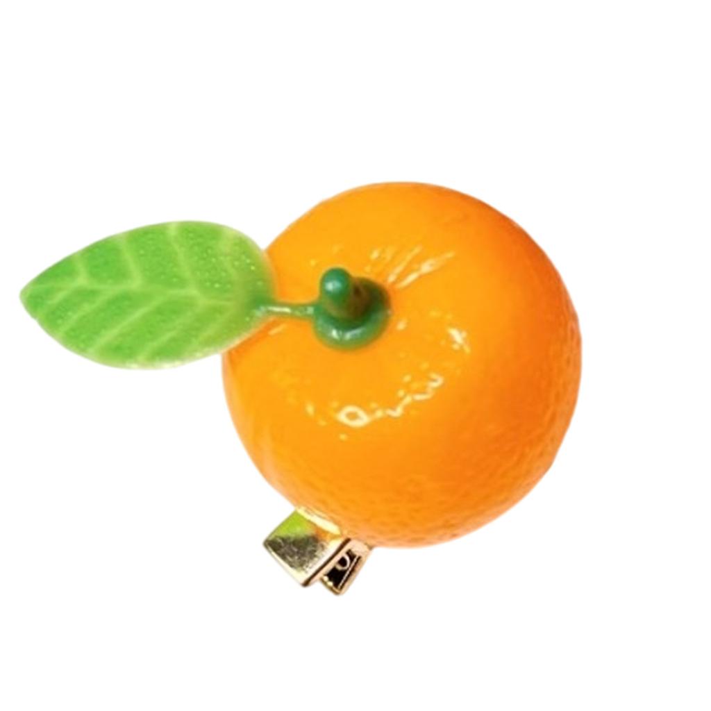 Lifelike Fruit And Vegetable Hair Clips Resin Hairpin Hairpieces Practical Fashion Accessories For Women And Children