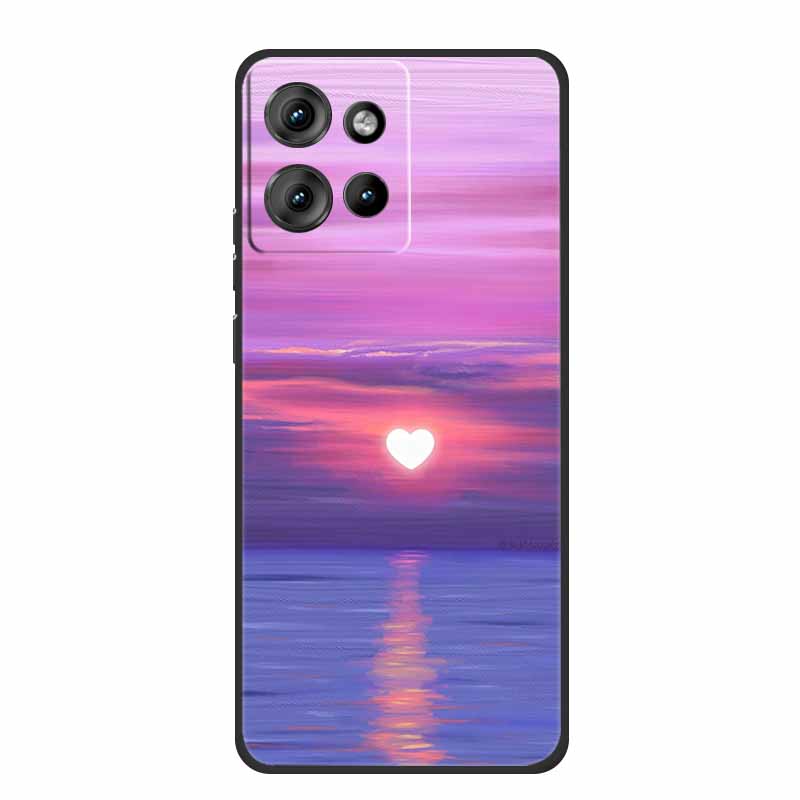 Phone Case For Motorola Moto G86 Power Edge 50 Neo G75 S50 Edge 50 5G Case S 50 Coque Shockproof Black Silicone Soft Back Cover