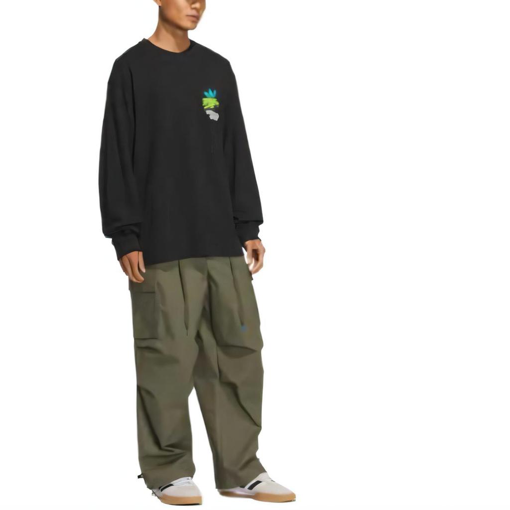 adidas Originals SS25 Fashion Simple Aesthetic Versatile Hoodie Men Hoodies Black JL7499