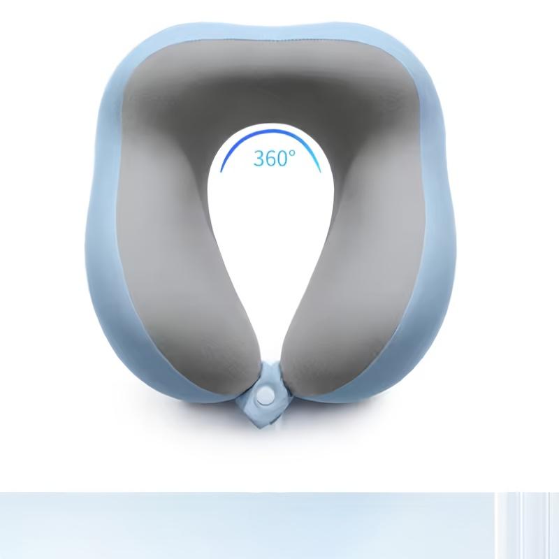 Ergonomic Neck Pillow Comfortable Ergonomic U-Shaped Neck Pillow with Storage Bag Slow Rebound Support, for Travel, Napping, and Office Use