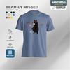 Bearly Missed Badminton Design- Drifit T-Shirt Cute Funny Activewear Sports Apacs Yonex Victor X-Dry Badminton Shirt