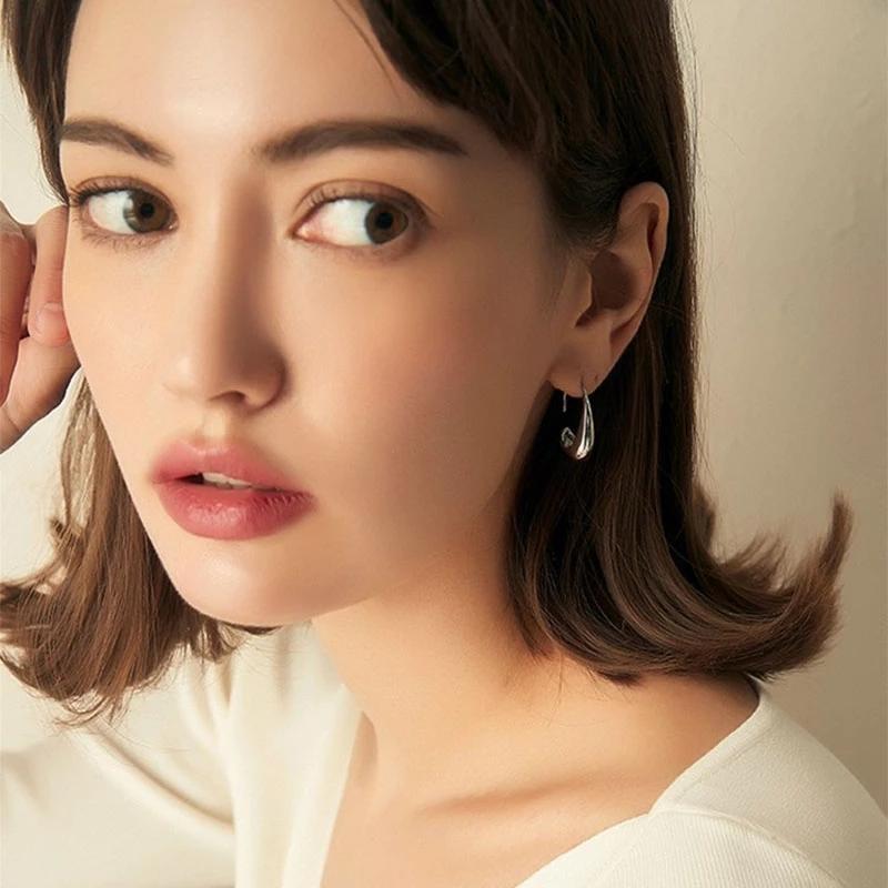 foxanry Shape Earrings for Women Couples New Fashion Simple Geometric Party Jewelry Gifts Prevent Allergy