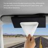 Car Tissue Holder, Upgraded Version Hanging Tissue Holder In Car, Premium PU Leather Car Napkin Holder For Universal Auto, Easy Use (Black)