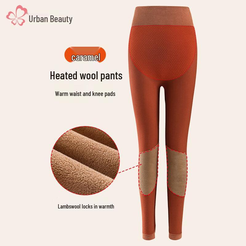 

Женские термолеггинсы из шерстяной смеси с высокой талией One Size