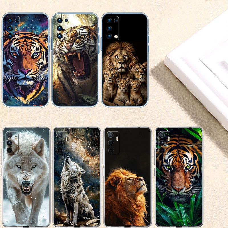 Wolf Tiger lion Transparent Phone Case for LG K22 K30 K40 K40S K41 K42 K50 K50S K51 K51S K52 K61 K62 K71 K92 Q61