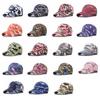 Individuelle Logo-Stickerei Camouflage Baseballkappe für Herren DIY Design Buchstabenmuster Druck Leichte Platte Kappe Unisex