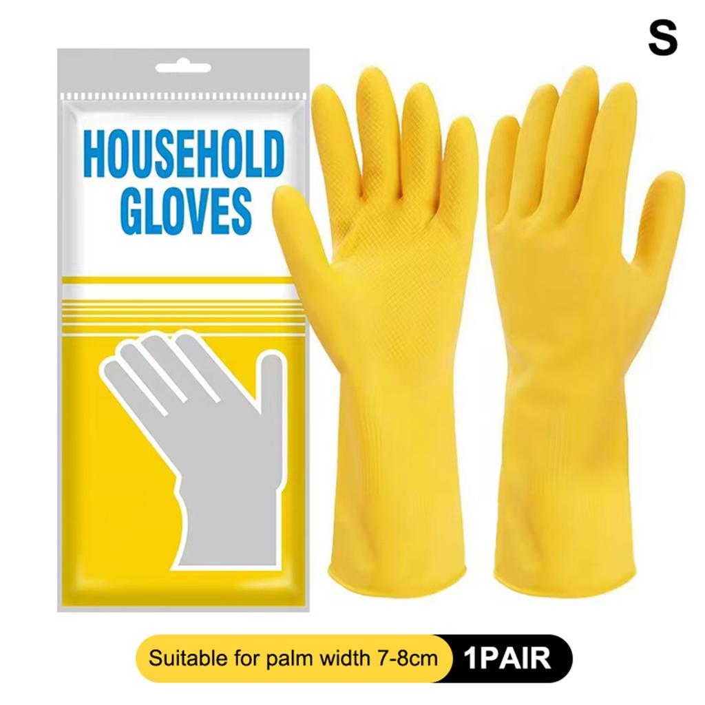 Thickened Kitchen Gloves, Dishwashing Gloves Wear-Resistant, Suitable For Dishwashing, Cleaning And Household Rubber Gloves