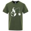 Summer Men High Quality Tshirt 100 Cotton Funny Design Astronaut Printing for Men Loose Top Cool Casual Tshirt Male Tee Shirts