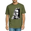 Tshirt Men Workout Minimalist Tshirt Alien Predator Artwork On Black Soft Plus Size Tshirt Stylish Summer Tshirt Daily Wear