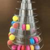 Macaron Stand Stackable 10-Tier Display Clear for Bakeries