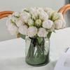 Real Touch Artificial Roses Bouquet Plastic Fake Plants Silk Rose Flowers  Outdoor Garden Decor