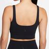 Nike Yoga Luxe Cropped Tank Top Women Tops Black CQ8966-010