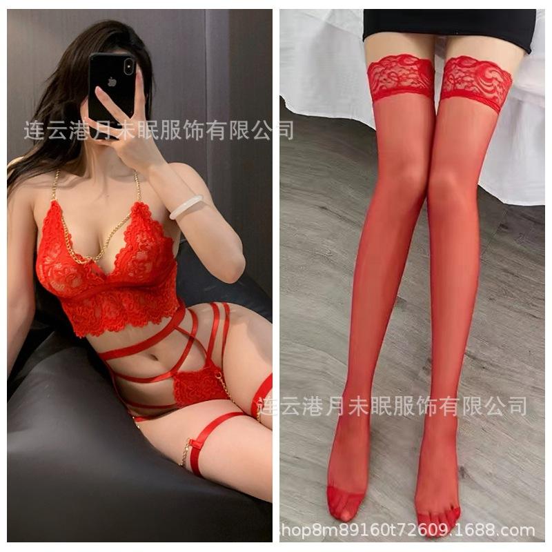 Dance night cat new supply European and American sex underwear sexy women's lace hollow chain temptation