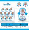 TikTok Stil Mini Stehaufmännchen Astronaut Tiger Blau Desktop Ornament Spielzeug Blind Box