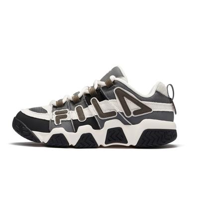 Buster Fashion Versatile Low-Top Basketball Shoes Men Sneakers Rust-Gray Off-White T12M433207FSA