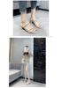 Women's Fairy Style Summer Sandals: 2025 Collection, Outdoor Roman Design, Medium Thick Heel, Korean Style, Two-Way Wear.