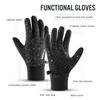 Outdoor Running Men'S Winter Warm Knitted Touchscreen Cycling Gloves Women'S Autumn Winter Thick Velvet Gloves