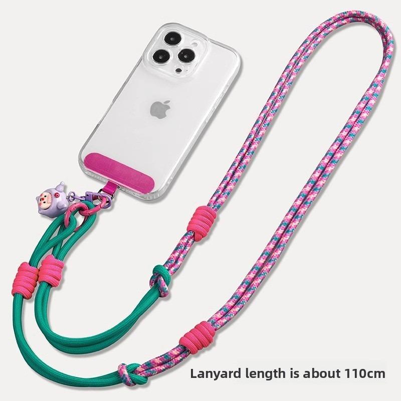 3 In 1 Crossbody Mobile Phone Hanging Rope Neck Lanyard Wrist Strap Removable Phone Lanyard Water Cup Hanging Rope