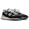 New Balance 998 Made In Usa 'Black Silver' Sneakers U998BL