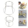 Tray of Round Steel Food Stainless Versatile Accessories