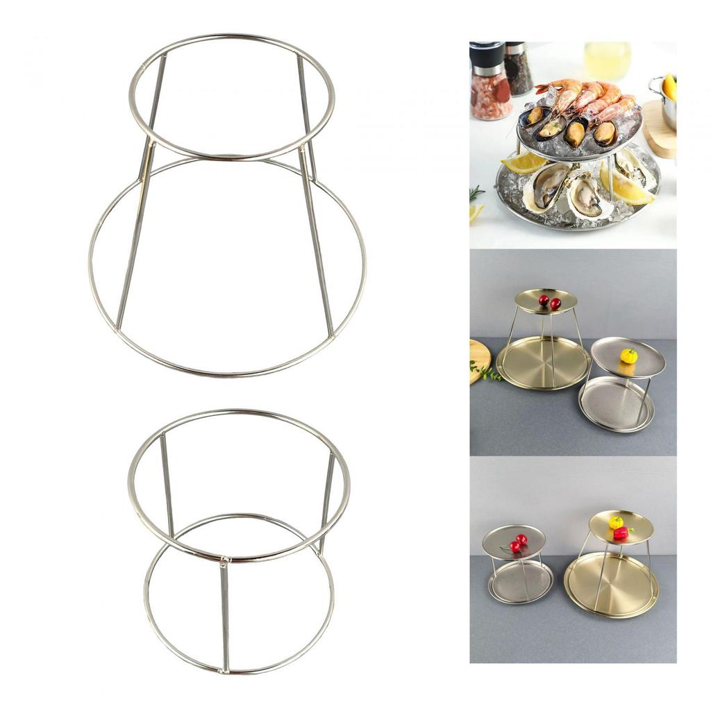 Tray of Round Steel Food Stainless Versatile Accessories