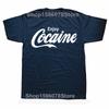 Funny Enjoy Cocaine Graphic T-shirts Men Women's Fashion Casual Oversized Tshirt 100% Cotton Loose Oversized T Shirt
