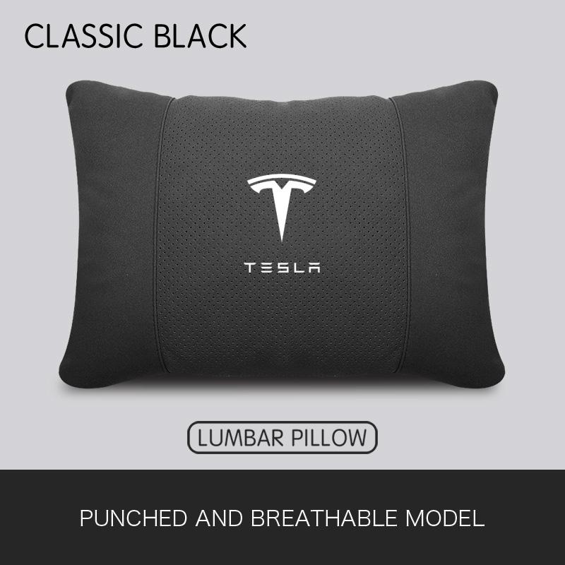 AMN1 Tesla Model Y Juniper 2026 Tesla Model 3 Highland 2026 Model S X Interior Neck Pillow Car Headrest Waist Pillow Accessories 2025