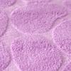 Coral Velvet Floor Mat, with Pebble Pattern Bathroom Carpet, Absorbent Non-Slip Door Mat for Bathroom Entryway Kitchen