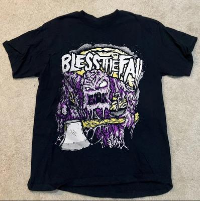 Vtg Blessthefall Band Music Tour Cotton Black Full Size Unisex Shirt  CM294 Unisex T-Shirt