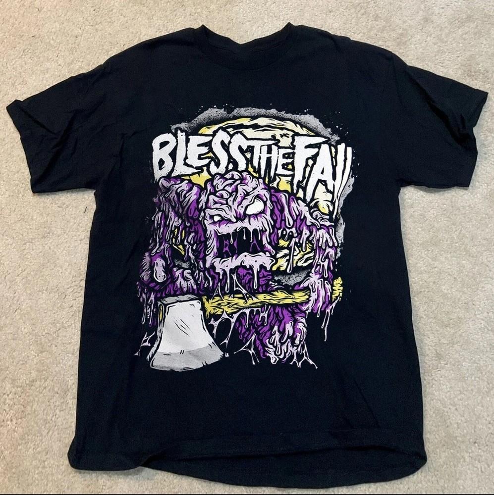 Vtg Blessthefall Band Music Tour Cotton Black Full Size Unisex Shirt  CM294 Unisex T-Shirt XXXXL