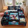 3pcs Jack and Sally Friends Bedding Set Includes Quilt Cover and Pillowcases, Suitable for All Seasons F050