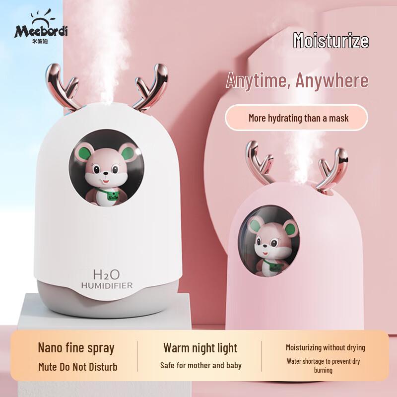 Meebordi Cute Pet Mini Humidifier & Facial Mister