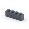 100g Small Size Particle 3010 High Brick 1x4 Creating Block Parts DIY Modules Fits with Imaginative Present Castle Toy Sets