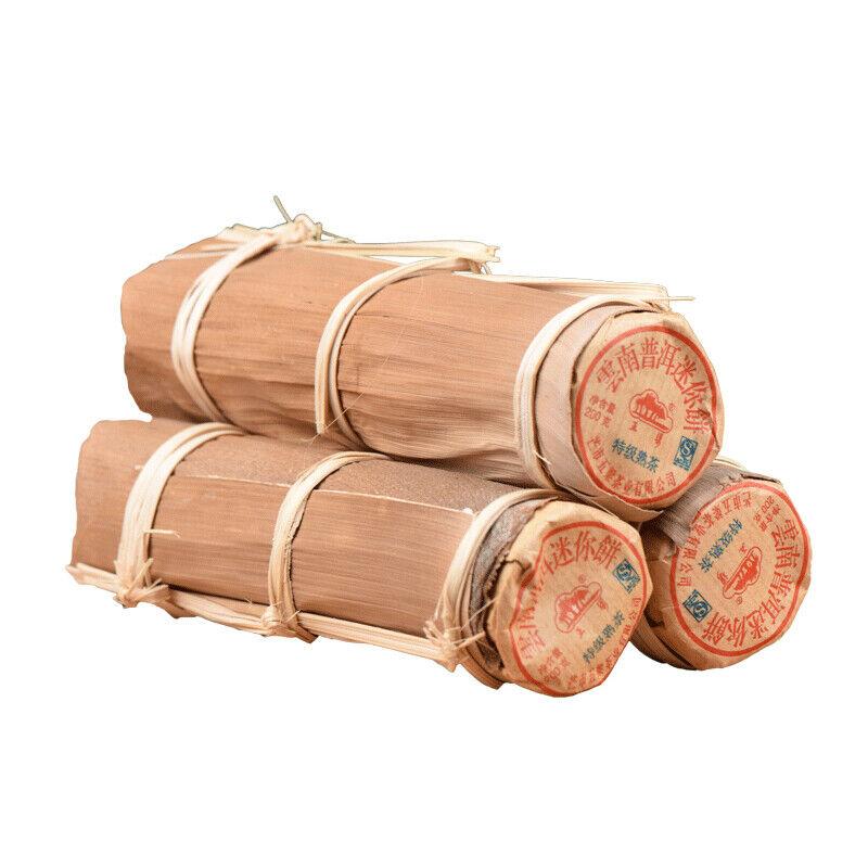 

Wu Liang * Yunnan Puer Tea Mini Cake Ripe Pu Er 200 г Здравоохранение для похудения