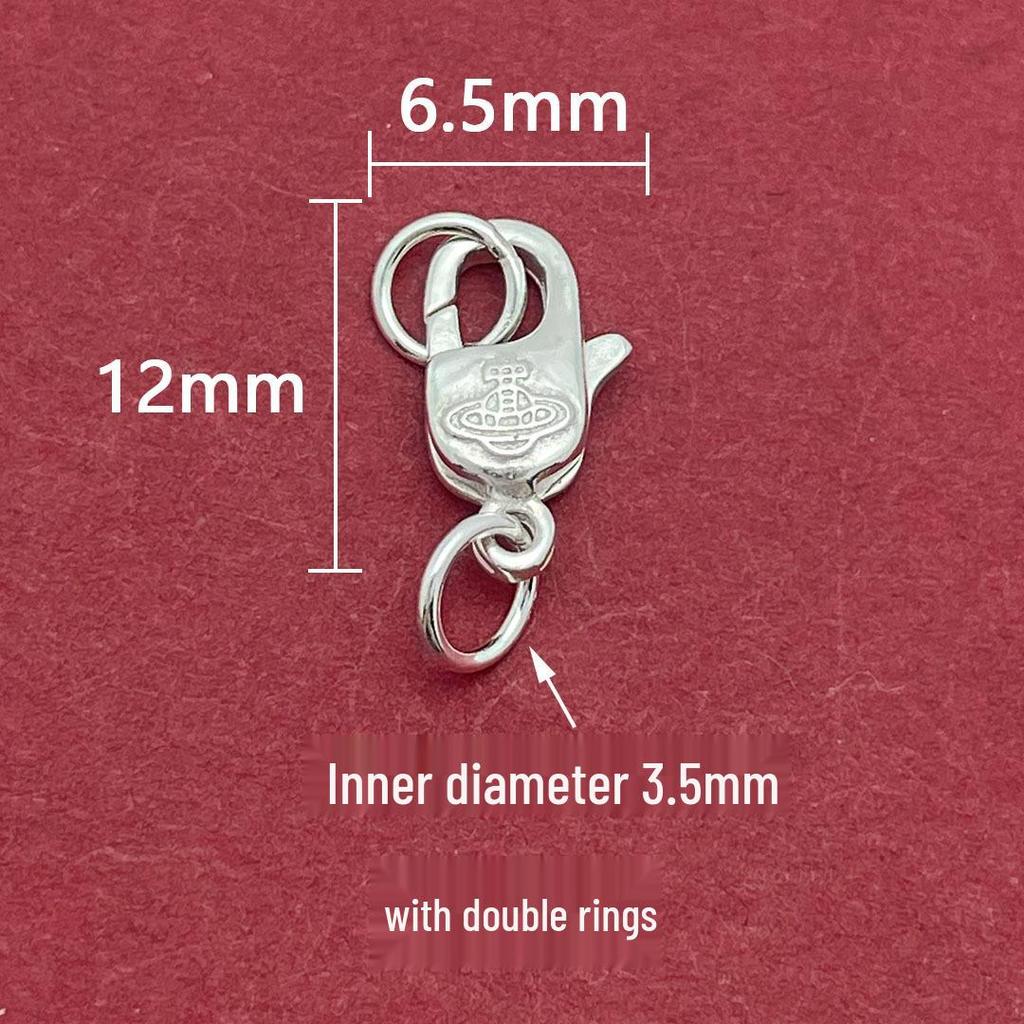 S925 Sterling Silver Lobster Clasp Necklace & Bracelet Connector