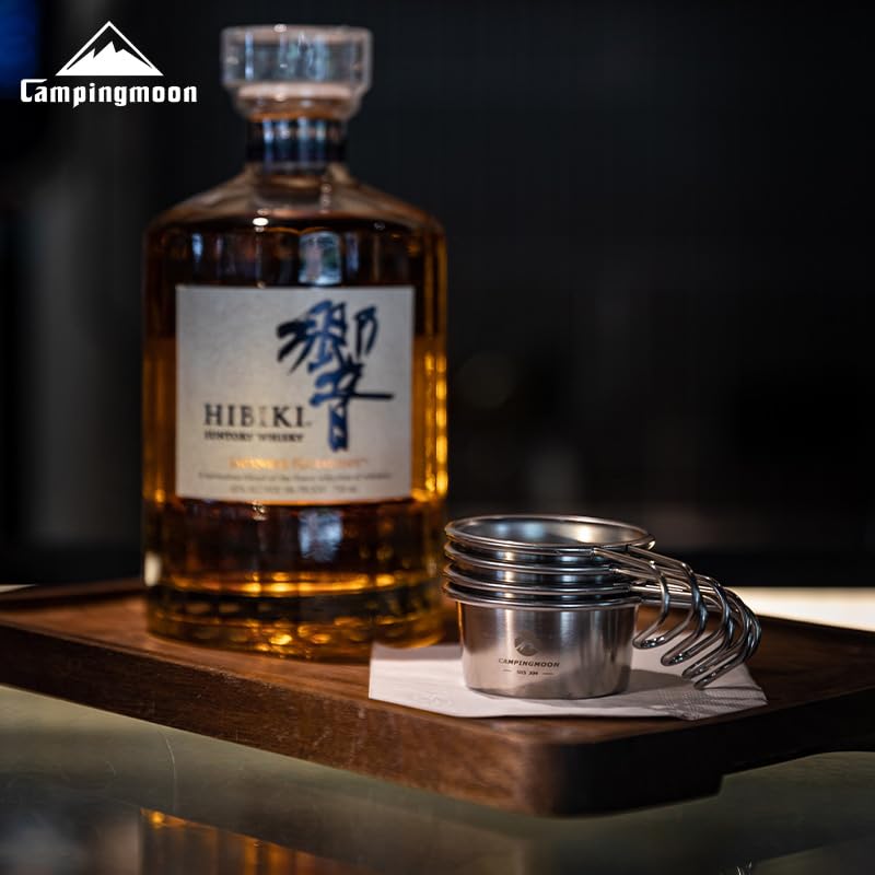 CAMPING MOON Camping Cup, Stainless Steel Mini Sierra Cup, Baby Sierra, 60ml, S-050