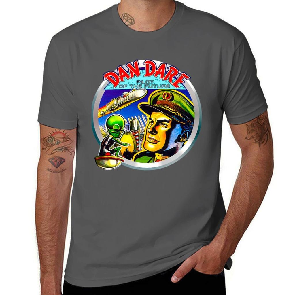 Dan Dare T-Shirt Übergröße Outdoor Freizeit Oberteil