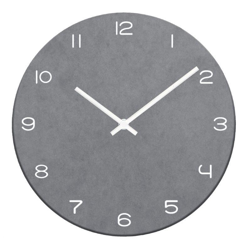 

Новая Мода Простые Деревянные Часы Креативные Деревянные Настенные Часы для Гостиной Бесшумные Настенные Часы Часы для Внешней Торговли Настенные Часы 12 inch светло-серый